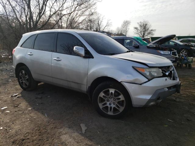 2HNYD28658H540957 - 2008 ACURA MDX TECHNOLOGY SILVER photo 4