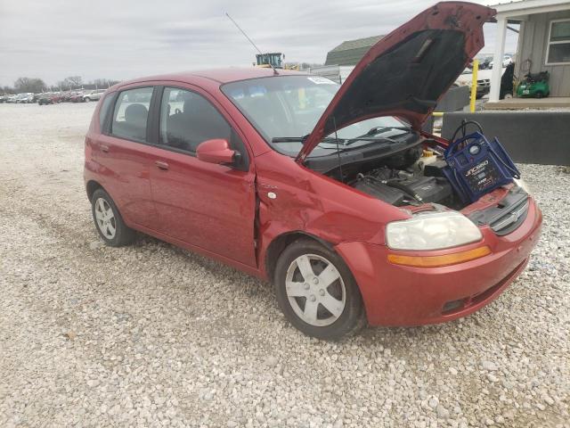 KL1TD66686B577461 - 2006 CHEVROLET AVEO BASE Qırmızı foto 4