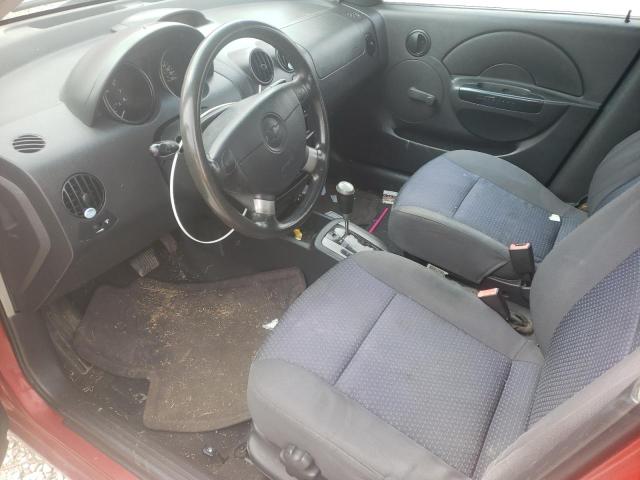 KL1TD66686B577461 - 2006 CHEVROLET AVEO BASE Qırmızı foto 7
