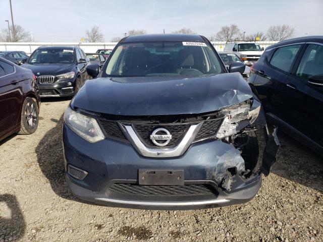 JN8AT2MTXGW002605 - 2016 NISSAN ROGUE S BLUE photo 5