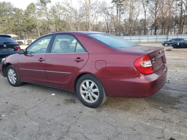 JTDBF32K120040338 - 2002 TOYOTA CAMRY LE BURGUNDY photo 2