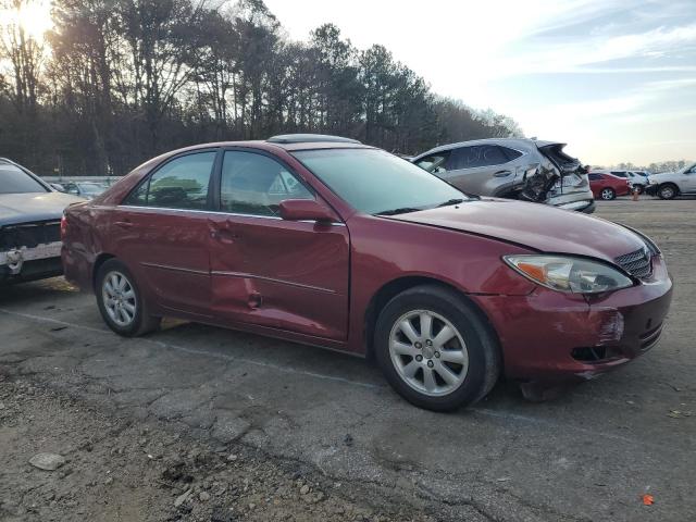 JTDBF32K120040338 - 2002 TOYOTA CAMRY LE BURGUNDY photo 4