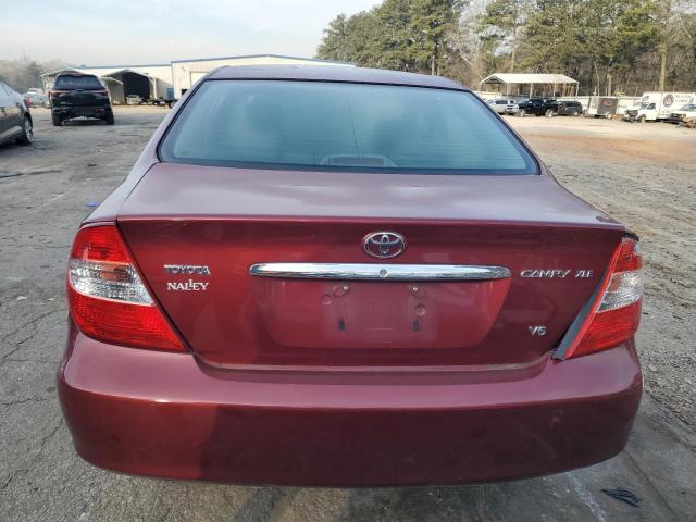 JTDBF32K120040338 - 2002 TOYOTA CAMRY LE BURGUNDY photo 6