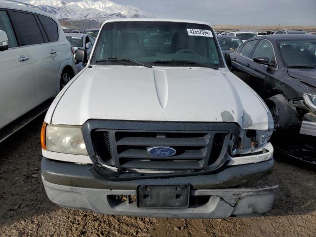 1FTYR10D94PB54270 - 2004 FORD RANGER WHITE photo 5