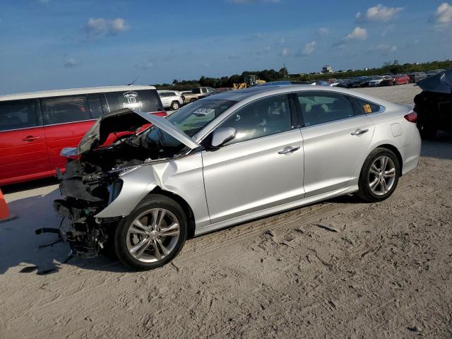 5NPE34AFXJH672059 - 2018 HYUNDAI SONATA SPORT SILVER photo 1