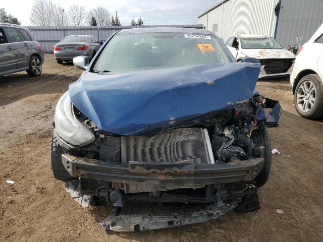 KMHDH4AE2GU551752 - 2016 HYUNDAI ELANTRA SE BLUE photo 5