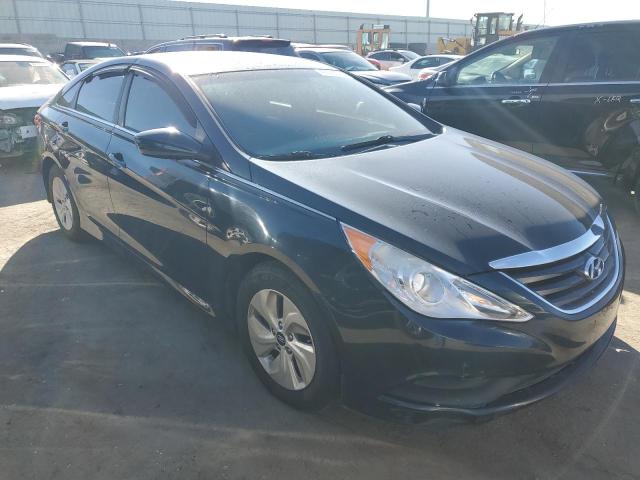 5NPEB4AC3EH813519 - 2014 HYUNDAI SONATA GLS BLUE photo 4