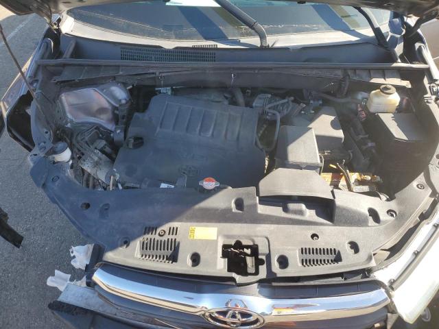 5TDJKRFH6GS501238 - 2016 TOYOTA HIGHLANDER XLE GRAY photo 12