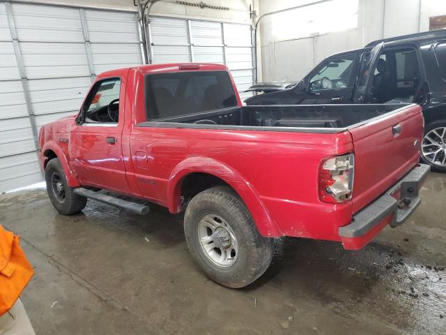 1FTYR10U72TA16733 - 2002 FORD RANGER RED photo 2