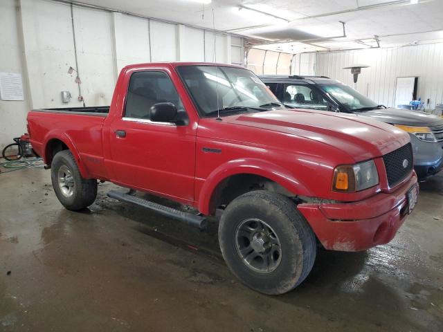 1FTYR10U72TA16733 - 2002 FORD RANGER RED photo 4