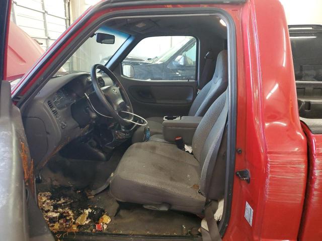 1FTYR10U72TA16733 - 2002 FORD RANGER RED photo 7