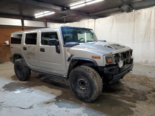 5GRGN23U74H112083 - 2004 HUMMER H2 SILVER photo 4