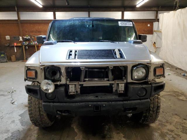 5GRGN23U74H112083 - 2004 HUMMER H2 SILVER photo 5