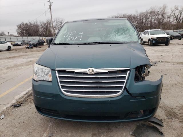 2A8HR44E49R570021 - 2009 CHRYSLER TOWN & COU LX GREEN photo 5