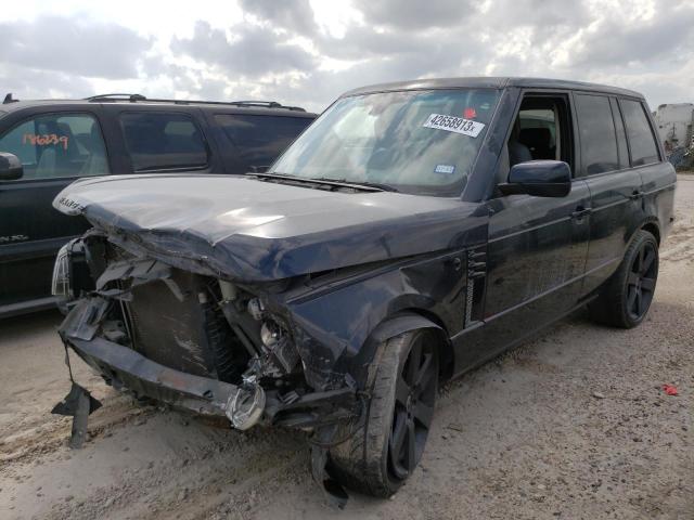 SALME1D40CA372418 - 2012 LAND ROVER RANGE ROVE HSE BLACK photo 1