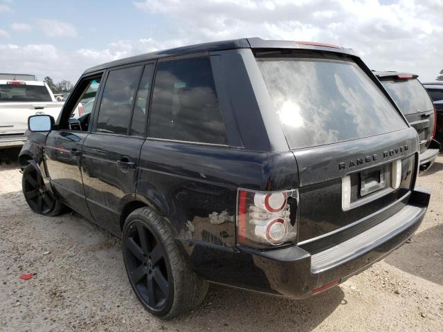 SALME1D40CA372418 - 2012 LAND ROVER RANGE ROVE HSE BLACK photo 2