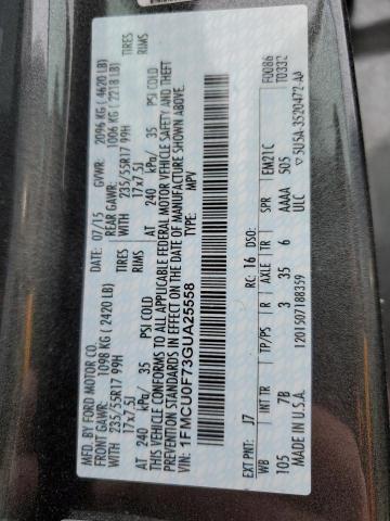 1FMCU0F73GUA25558 - 2016 FORD ESCAPE S GRAY photo 13