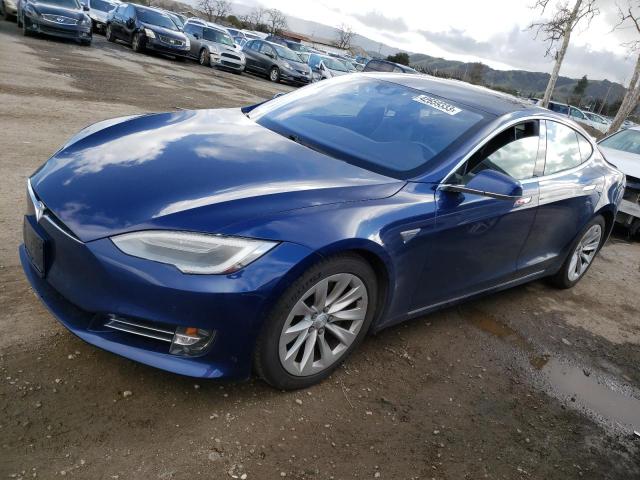 5YJSA1E15GF152977 - 2016 TESLA MODEL S Կապույտ լուսանկար 1