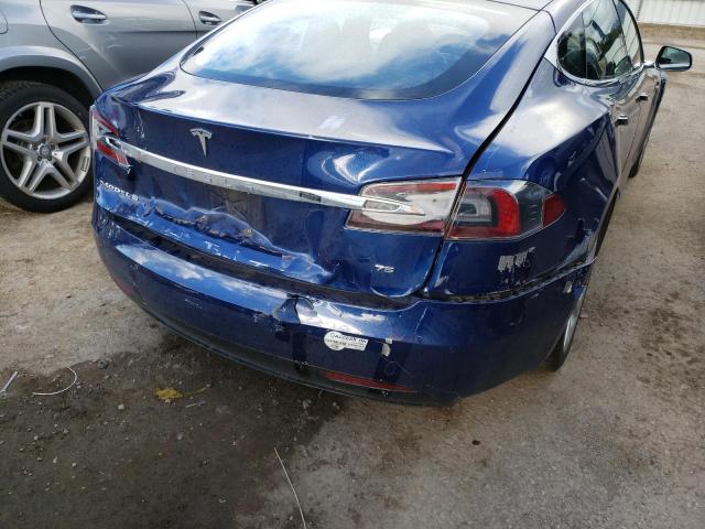 5YJSA1E15GF152977 - 2016 TESLA MODEL S Կապույտ լուսանկար 12