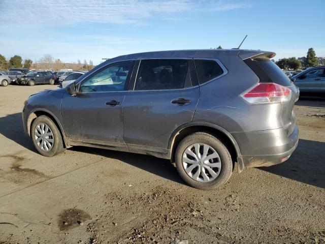 KNMAT2MV0GP599190 - 2016 NISSAN ROGUE S GRAY photo 2