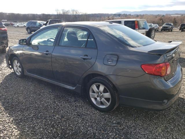 2T1BU4EE9AC322622 - 2010 TOYOTA COROLLA BASE GRAY photo 2