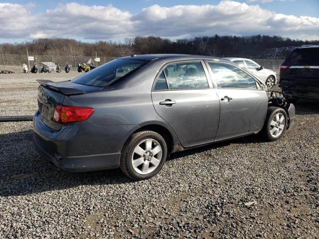 2T1BU4EE9AC322622 - 2010 TOYOTA COROLLA BASE GRAY photo 3