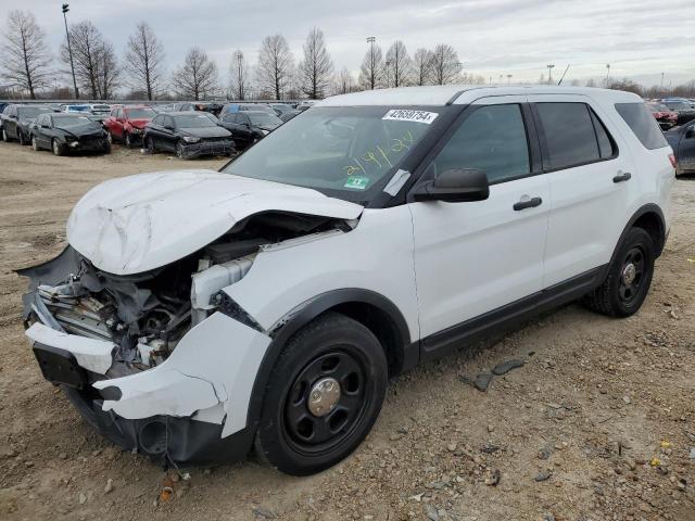 1FM5K8AR5FGC17518 - 2015 FORD EXPLORER POLICE INTERCEPTOR WHITE photo 1