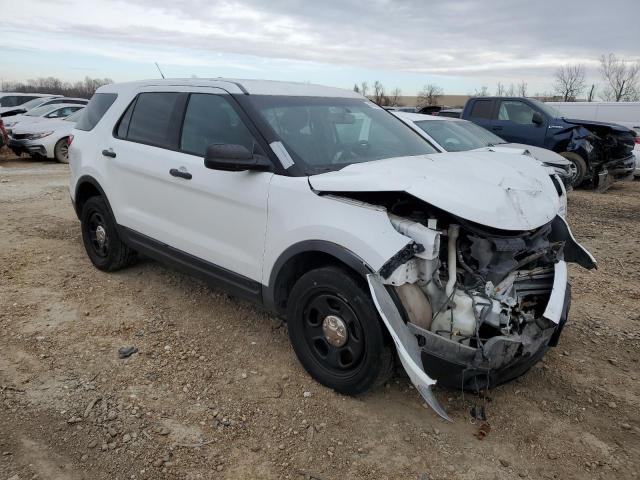 1FM5K8AR5FGC17518 - 2015 FORD EXPLORER POLICE INTERCEPTOR WHITE photo 4