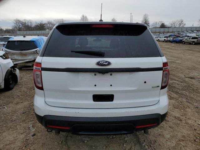 1FM5K8AR5FGC17518 - 2015 FORD EXPLORER POLICE INTERCEPTOR თეთრი ფოტო 6