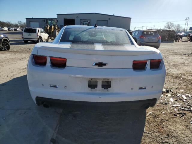 2G1FC1EV6A9161223 - 2010 CHEVROLET CAMARO LT WHITE photo 6