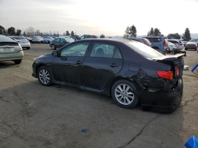 1NXBU40E39Z146880 - 2009 TOYOTA COROLLA BASE BLACK photo 2