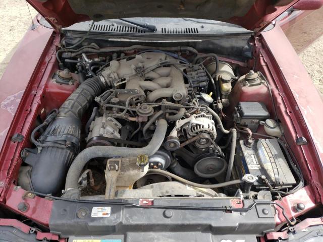 1FAFP40444F121770 - 2004 FORD MUSTANG RED photo 11