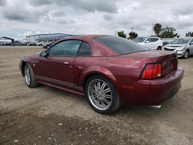 1FAFP40444F121770 - 2004 FORD MUSTANG RED photo 2