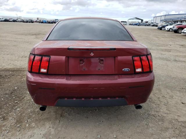 1FAFP40444F121770 - 2004 FORD MUSTANG RED photo 6