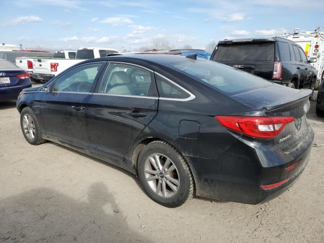 5NPE24AF0FH025339 - 2015 HYUNDAI SONATA SE BLACK photo 2