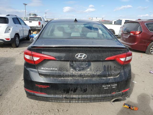 5NPE24AF0FH025339 - 2015 HYUNDAI SONATA SE BLACK photo 6