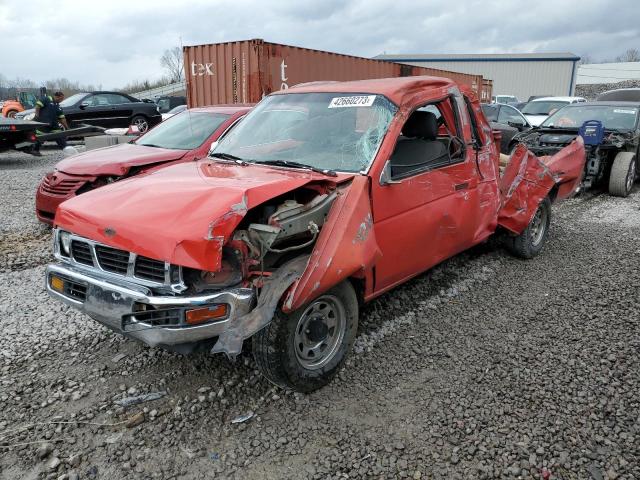 1N6SD16S9PC312884 - 1993 NISSAN TRUCK KING CAB RED photo 1