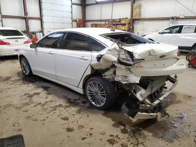 3FA6P0T91ER205114 - 2014 FORD FUSION SE WHITE photo 2