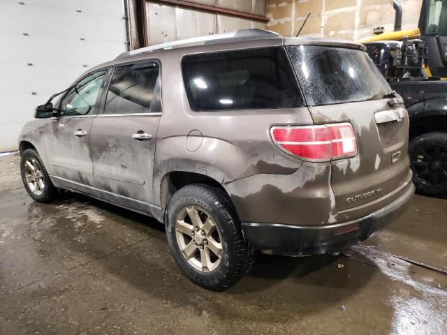 5GZLRVED3AJ205558 - 2010 SATURN OUTLOOK XR BROWN photo 2