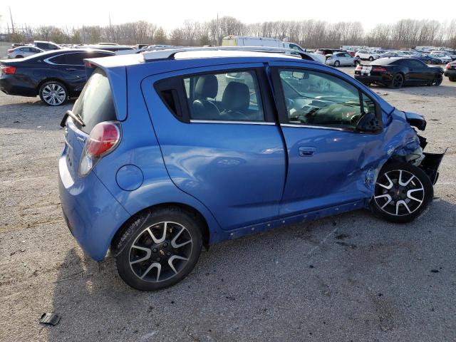 KL8CF6S94DC533105 - 2013 CHEVROLET SPARK 2LT BLUE photo 3