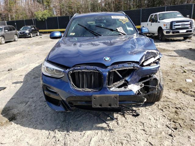 5UXTR9C55JLC75301 - 2018 BMW X3 XDRIVE30I BLUE photo 12