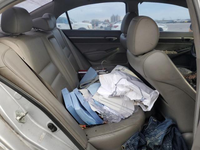 2HGFA1F91AH514117 - 2010 HONDA CIVIC EXL ვერცხლისფერი ფოტო 10