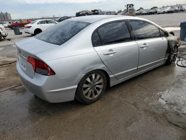 2HGFA1F91AH514117 - 2010 HONDA CIVIC EXL ვერცხლისფერი ფოტო 3