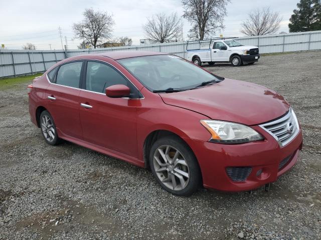 3N1AB7AP2DL752877 - 2013 NISSAN SENTRA S RED photo 4