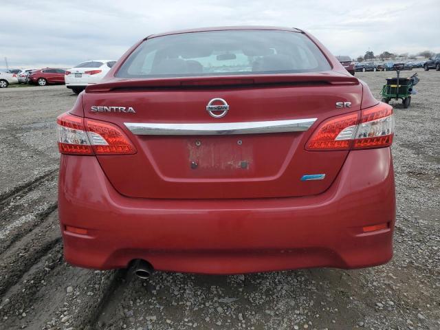 3N1AB7AP2DL752877 - 2013 NISSAN SENTRA S RED photo 6