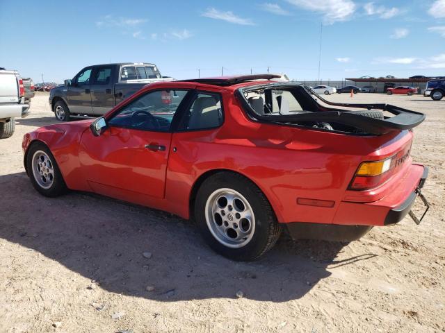 WP0AA0948GN454744 - 1986 PORSCHE 944 RED photo 2