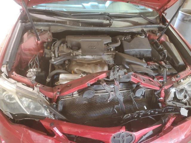 4T1BF1FK2CU511062 - 2012 TOYOTA CAMRY BASE RED photo 11