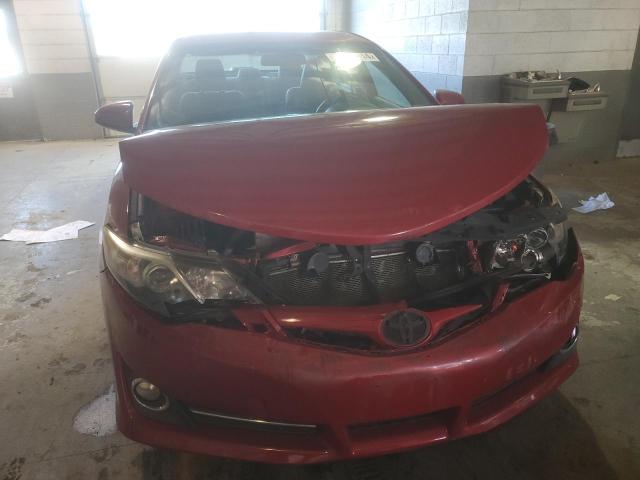 4T1BF1FK2CU511062 - 2012 TOYOTA CAMRY BASE RED photo 5