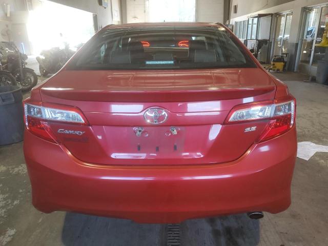 4T1BF1FK2CU511062 - 2012 TOYOTA CAMRY BASE RED photo 6