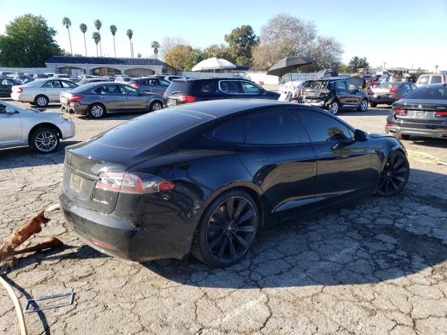 5YJSA1E22LF363296 - 2020 TESLA MODEL S BLACK photo 3